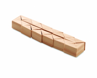 Logo trade promotional giveaway photo of: Wooden puzzle/brain teaser